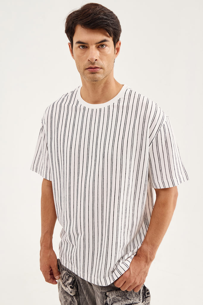 Monochrome Stripe Tee