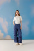 Quirky Ruched Pants - Blue