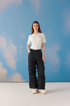 Quirky Ruched Pants - Black