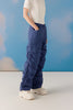 Quirky Ruched Pants - Blue