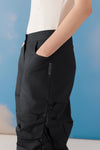 Quirky Ruched Pants - Black