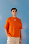 Zen Oversized Unisex Tee - Orange