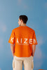 Zen Oversized Unisex Tee - Orange