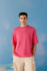 Kaizen Oversized Unisex Tee - Pink