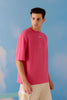 Kaizen Oversized Unisex Tee - Pink