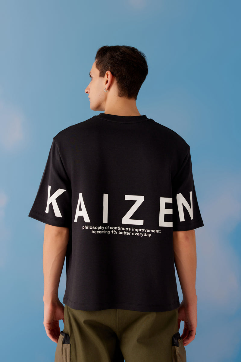 Zen Oversized Unisex Tee - Black