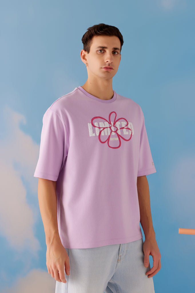 Anomaly Oversized Unisex Tee - Lavender