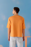 Imperfect Oversized Unisex Tee - Tang Orange