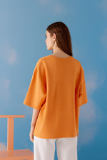 Imperfect Oversized Unisex Tee - Tang Orange