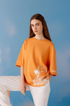 Imperfect Oversized Unisex Tee - Tang Orange