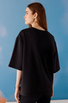 Imperfect Oversized Unisex Tee - Black