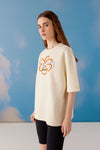 Anomaly Oversized Unisex Tee - Buttermilk