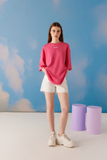 Kaizen Oversized Unisex Tee - Pink