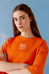 Zen Oversized Unisex Tee - Orange