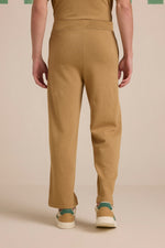 Grainy Textured Relaxed Pants