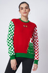 Merry Sleeve Mix-Up Sweatshirt