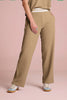 Breezy Texture Pants - Sand