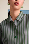 Fern Streak Overlap Shirt