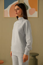 Heather Ease Sweat Top - GY