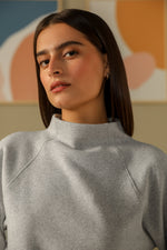 Heather Ease Sweat Top - GY