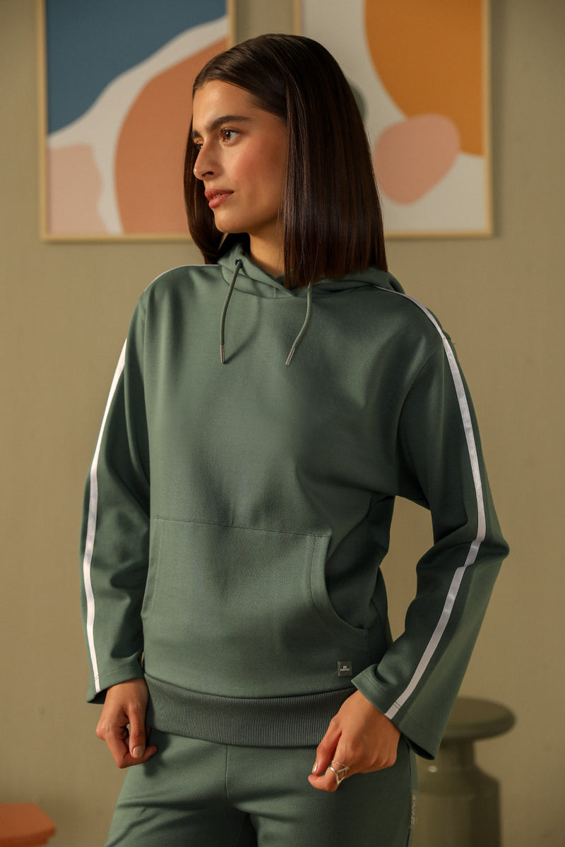 Mossy Warmth Sweat Top