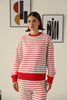 Warm-Hug Fleece Sweat Top - RED