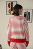 Warm-Hug Fleece Sweat Top - RED