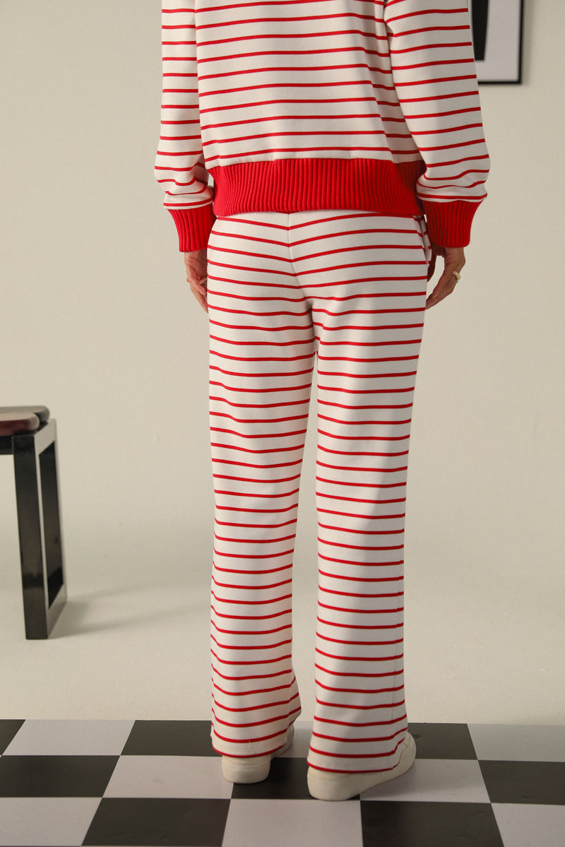 Warm-Hug Fleece Co-ords Set - RED