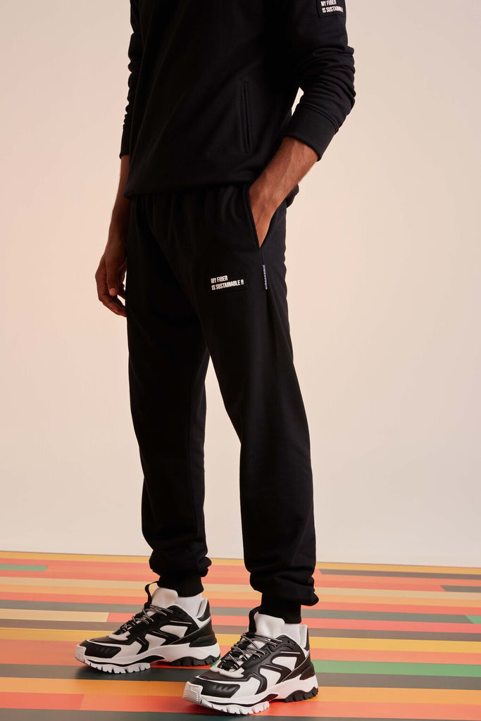 Black PrintArt Statement Jogger