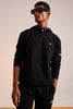 Black SnapArt Statement Hoodie