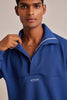 Blue ZipZest Men's Pullover