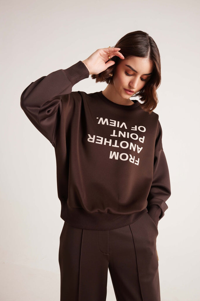 Coca Point Of View Oversized Sweatshirt