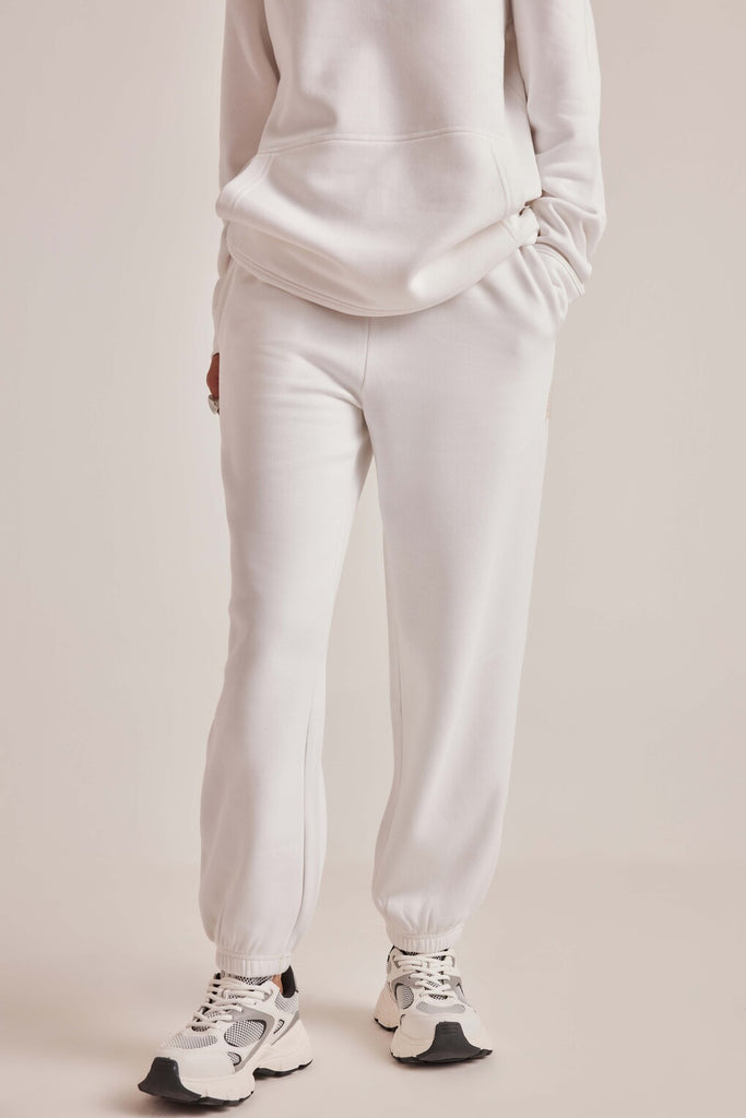 White Opulent Comfo Jogger