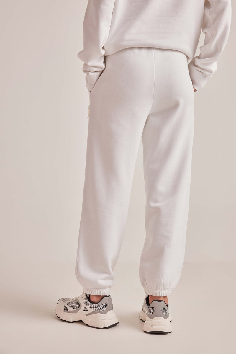 White Opulent Comfo Jogger