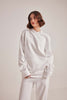 White Opulent Comfo Pullover