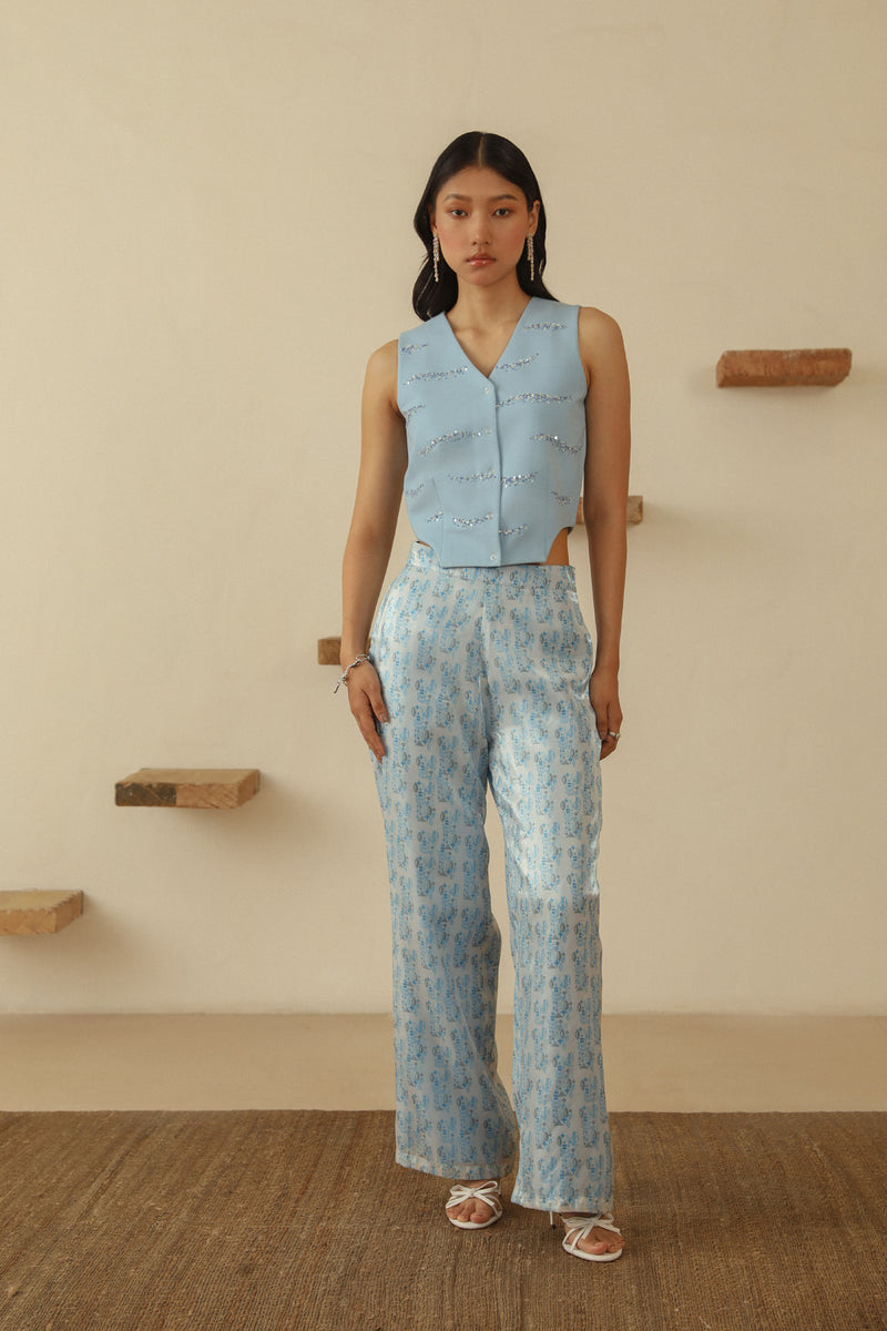 Chitra-Soochi Organza Pant