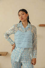 Chitra-Soochi Organza Co-ord Set