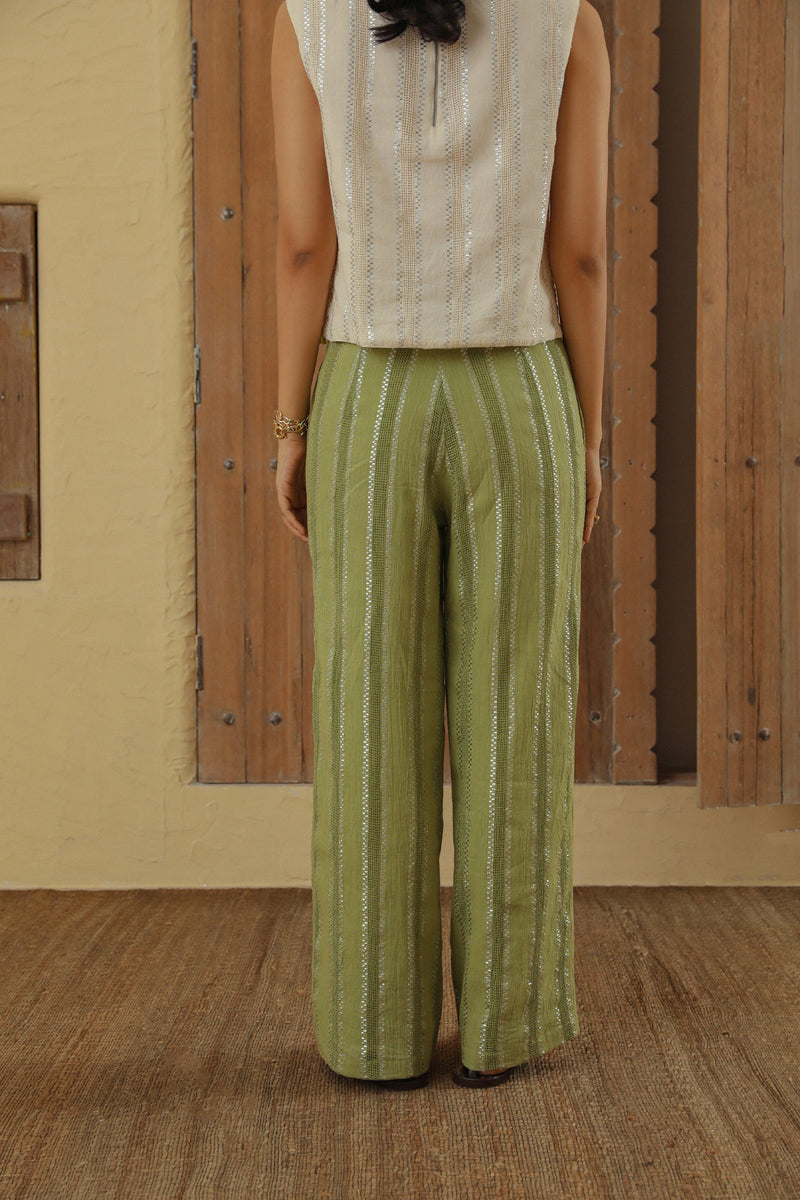 Lurex Weave Pant