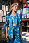 Psychedelic Splash Shirt - Satin Sky