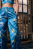 Psychedelic Splash Pant- Satin Sky