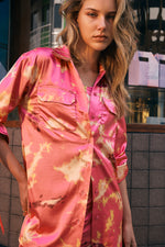 Psychedelic Splash Shirt- Rosy Me