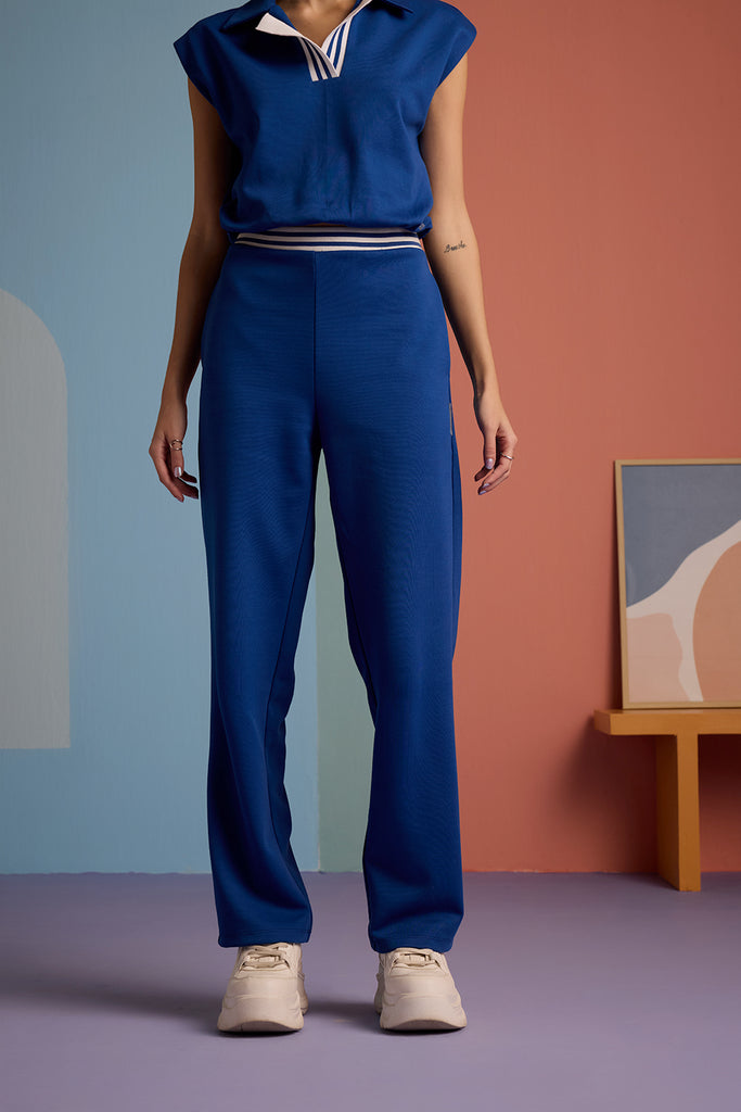 Azure Wave Rib Pant