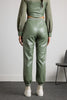 Verdant Vogue Leather jogger