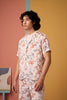 Floral Odyssey Shirt - Caramel Brown