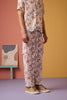 Floral Odyssey Pants - Caramel Brown