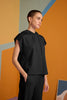 Ethereal Elegance  Top - Black