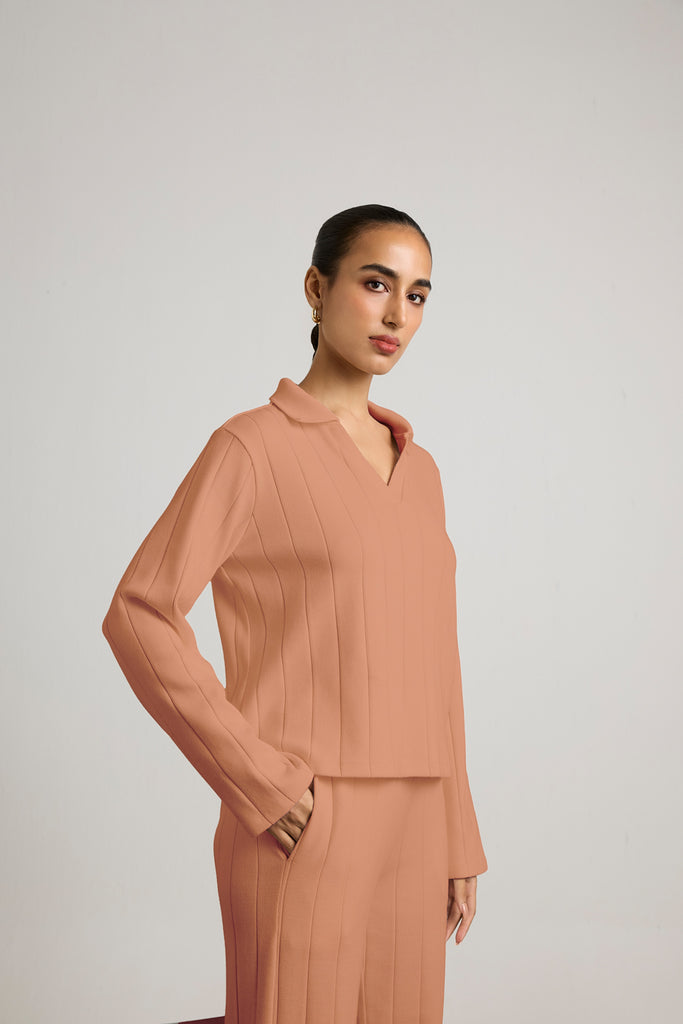 Tactile Pleated Top - IC