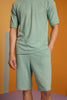 Maverick Jac'quard Co-ord Set - Malachite Green