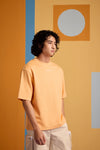 Kaizen Oversized Unisex Tee - Apricot Crush