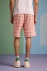 Geo Fusion Shorts - Coral Geo